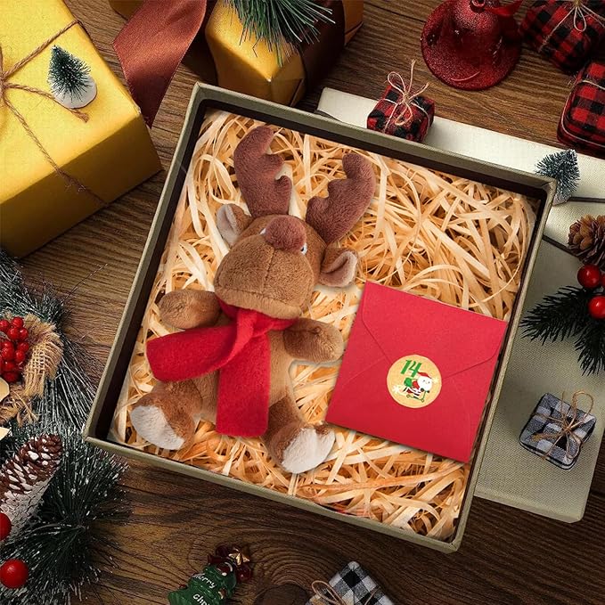 16 Christmas card categories, holiday cuteness multiple loose cards with envelopes and written blessing messages, can be given to friends, family, children, boys and girls (honglvse)