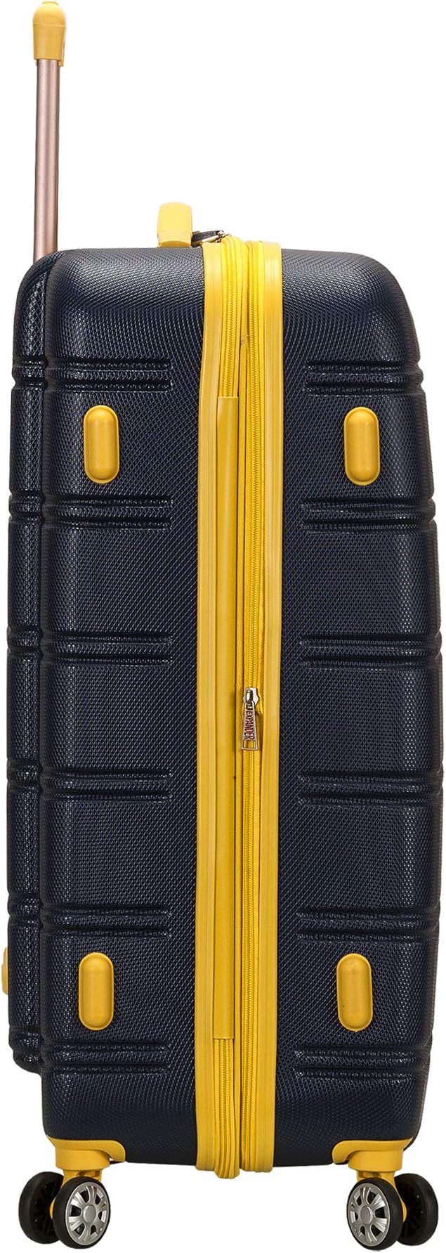 Rockland Melbourne Hardside 3 Piece Expandable Spinner Wheel Luggage Set, (20"/24"/28"), Navy