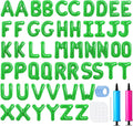 LIOZEOKUN Letter Balloons 16 Inch Alphabet A-Z Mylar Foil Balloons 2 Set for Wedding Birthday Party Decoration Banner Custom Phrase 52 Pcs