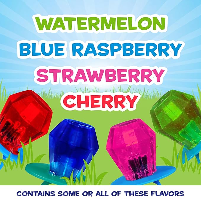 Ring Pop Candy, Easter Lollipops, 20 Ct Party Favors in Assorted Fruity Flavors - Full Size, Fun Hard Candy For Birthday Parties, Party Favors, Easter Basket Stuffers, Egg Fillers, Gifts for Kids