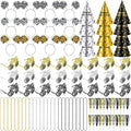 2026 New Years Eve Party Supplies for Guests Happy New Year Headbands Hats Noise Makers Glasses Necklace