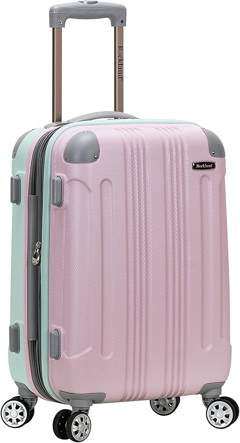 Rockland London Hardside Spinner Wheel Luggage, Carry-On 20", Mint