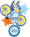 Anagram Bluey Birthday Party Supplies Foil Balloon Bouquet Decorations