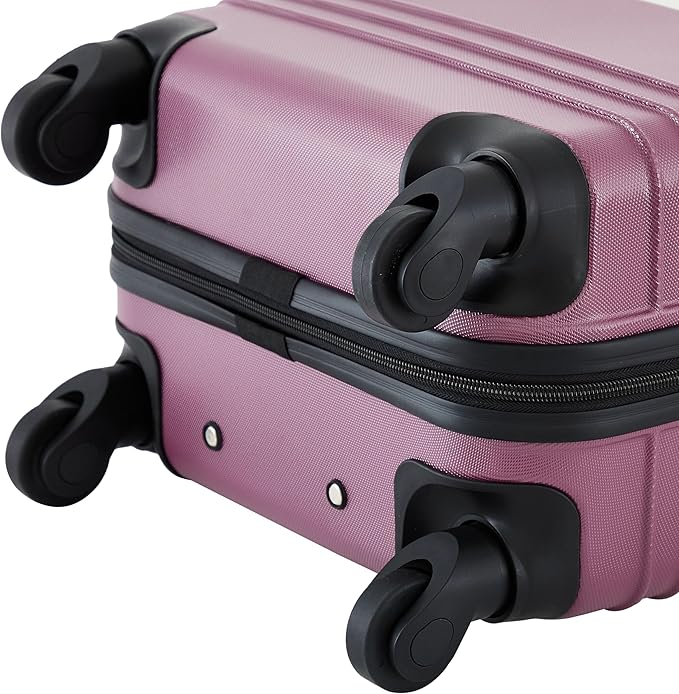 Travelers Club 22" Richmond Spinner Carry-On Luggage, Damson