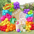 Mexican Fiesta Party Decorations Fiesta Balloon Arch Colorful Mexican Themed Balloons Garland Kit with Cactus Llama Foil Balloons Loteria Cinco De Mayo Party Decor Taco Bar Mexican Birthday Supplies