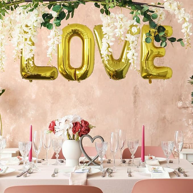 40 Inch Letter Balloons, Large Gold Z Balloon Letter Decor, A to Z Letter Balloons, Helium Balloons, Z Foil Balloon for Birthday Party Anniversary Supplies Decorations