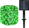 Solar String Lights Outdoor Waterproof 33ft 100LED 8 Modes Twinkle Lights Solar Fairy Lights for Patio, Garden Yard Party Wedding Tree Christmas Halloween Decoration, Green
