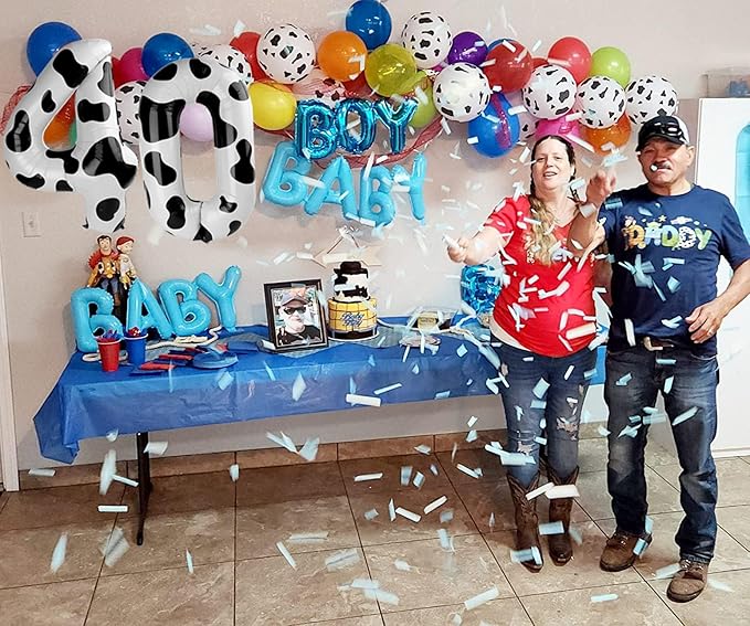 Cow Print 3 Balloon, Number Balloon 40 Inch 3rd three Year Old Cow Birthday Deco, Cow Print Party Supplies for Party Decorations, Number 3 Balloon