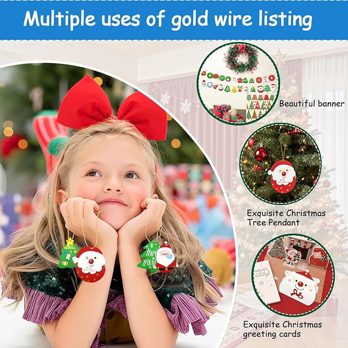 Christmas Party Decoration Set, Merry Christmas Banner with Red Green Swirls, Santa Claus Snowman Hanging Decor for Holiday Home Indoor Party (Christmas 3)