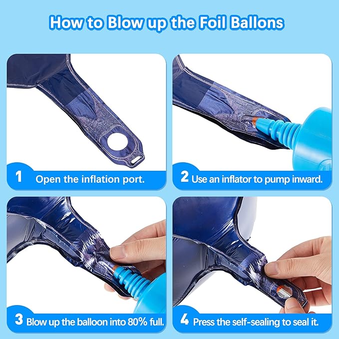 Zhanmai 48 Pieces Globe Earth Balloons, 8 Pcs 22 Inch Foil Planet Balloon, 40 Pcs 12 Inch World Map Latex Balloons for Travel Themed Party Holidays Around The World Decorations Earth Day Supplies