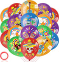 HOWAF 36pcs Mexican Fiesta Party Balloons,Cinco De Mayo Latex Balloons for Taco Bout A Party Decorations,Taco Party Balloons for Mexican Carnivals Festivals Wedding Birthday Baby Shower Supplies