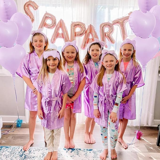 TONIFUL 30Pcs 18 Inch Pastel Light Purple Balloons Light Purple Heart Shape Foil Mylar Banners Decoration for Birthday Valentine's Day Wedding Bridal Shower Anniversary Engagement Party Supplies
