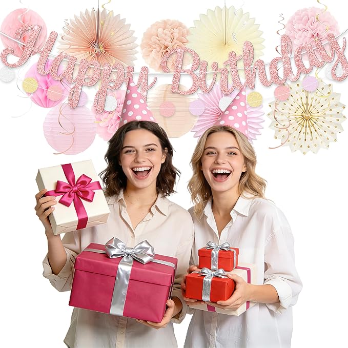 Boho Birthday Part (pink)