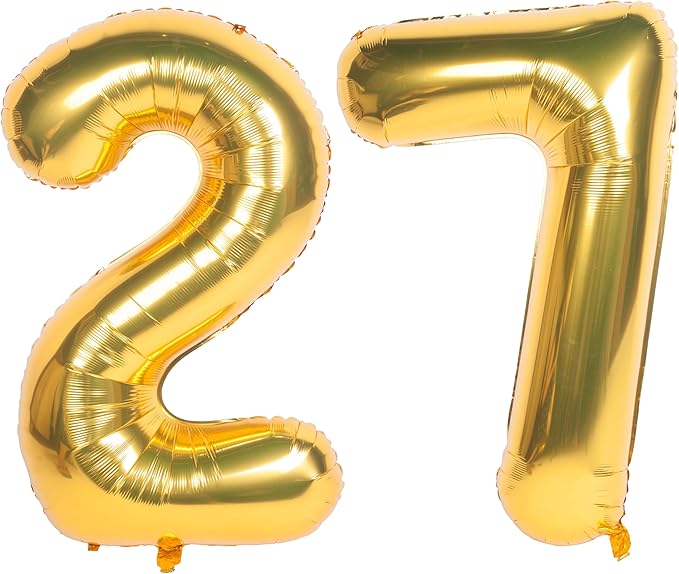 40 Inch gold Number Balloons Helium Foil Mylar Balloon Birthday Party banquet Decoration 27