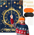 AUGSUN New Years Eve Games 2026 Happy New Year Activities New Years Clock Games 2026 NYE Party Favors Eve Party Supplies Gifts for Kids Girls Boys Adults Family