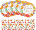 Easter Paper Plates and Napkins Set | 9 Inch Disposable Dinner Plates & Napkins for Easter Brunch, Dinner, and Party Supplies | Festive Bunny & Egg Design Tableware,Serve for 20