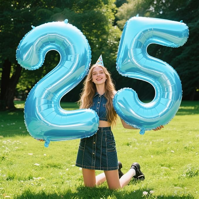 40 Inch Number 5 Balloon Jumbo Dark Blue Digit Foil Balloon for 5 15 25 50 55 2025 Graduation Anniversary Party Supplies 5th Birthday Photo Booth Backdrop for Boys Girls