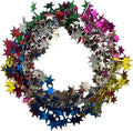 PMU 150 Ft Star Wire Shiny Garland Multi Color - Halloween, Christmas Party, Wedding, Birthday, Festive Home Decoration Ornament Multi Color (6pc-25Ft Each)