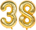 40 Inch gold Number Balloons Helium Foil Mylar Balloon Birthday Party banquet Decoration 38