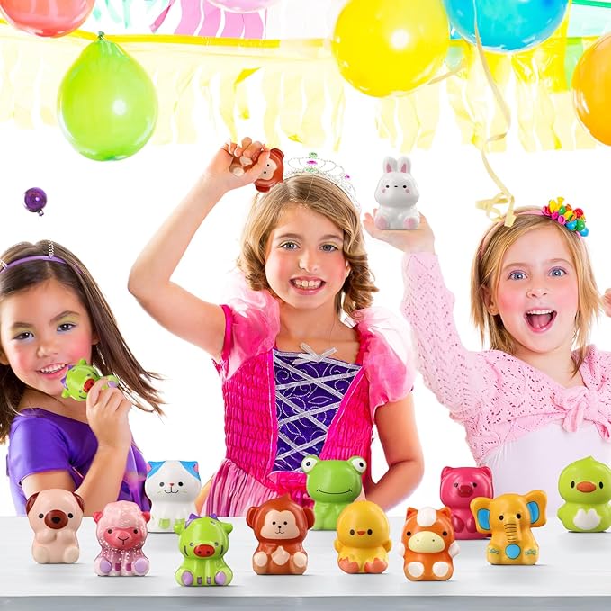 12PCS Party Favors for Kids Toys, Cute Stress Relief Fidget Toys Party Favors for Kids, Bulk Goodie Bag Stuffers Classroom Prizes for Boys Girls