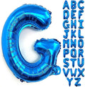 Lovoir 40 Inch Large Blue Letter G Balloons Big Size Jumbo Mylar Foil Helium Balloon for Birthday Party Celebration Decorations Alphabet Blue G