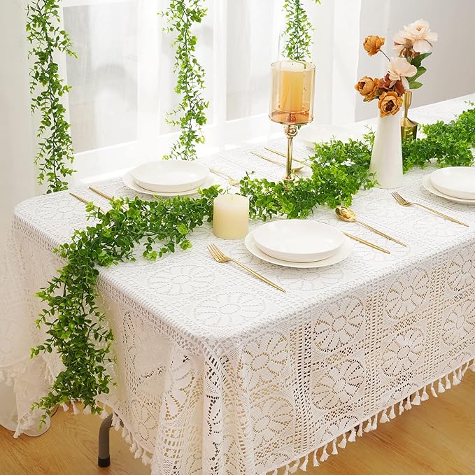 Dolicer 3 Packs Eucalyptus Garland, 18FT Faux Eucalyptus Greenery Garland, Artificial Eucalyptus Leaves Vine, Fake Hanging Eucalyptus Garlands Wedding Backdrop Arch Wall Table Party Decor (Green)