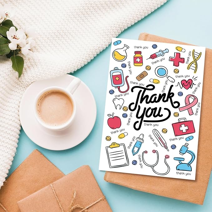 Funny Thank You Card for Doctor Nurse, Nursing Preceptor Card, Appreciation Cards Gift for Medical Staff, Heartfelt Medical Thank You Cards from Patients