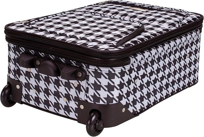 Rockland Fashion Softside 2 Piece Luggage Set, Expandable, (14" Tote/19" Upright), Kensington