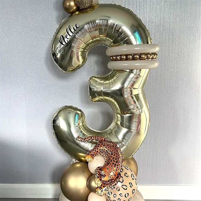 80th Birthday Balloons Champagne Gold for Women, 40 Inch Giant Gold Foil Number 80 Balloons Self Inflating, Light Gold Digit 8 & 0 Helium Balloons for Men 80th Anniversary Party Decorations Supplies
