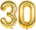40 Inch gold Number Balloons Helium Foil Mylar Balloon Birthday Party banquet Decoration 30