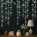 KatchOn, Sage Green Paper Leaf Garland – Pack of 5 | Hanging Leaves Streamer Banner for Green Party Decorations | Hanging Green Leaves for Birthday Decorations, Wedding, Anniversary Decor
