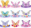 24 Pcs Party Hats for Kids Paper Headbands Crown for Boys Girls, Birthday Party Decoration Favors