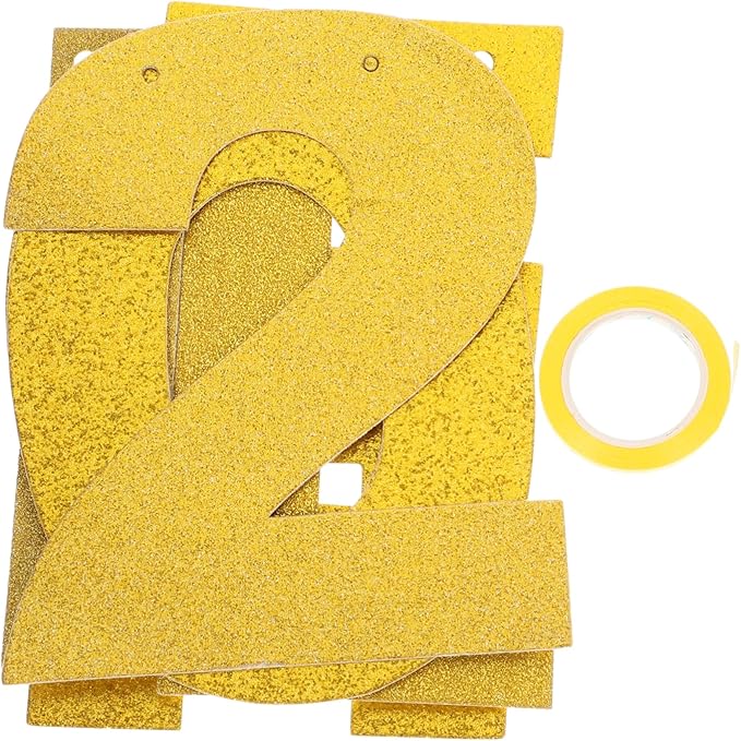 1set Glittery Birthday Party Banner for Celebrations Easy Wall Decor for Indoor and Outdoor Use for Showers and Graduation Ceremonies
