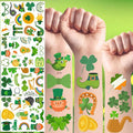 St Patricks Temporary Tattoos St Patricks Day Decorations St Patricks Party Favors Supplies Saint Patricks Day Face Stickers Gifts St Patricks Accessories Irish St Paddys Days 4 Sheets - 50Pcs