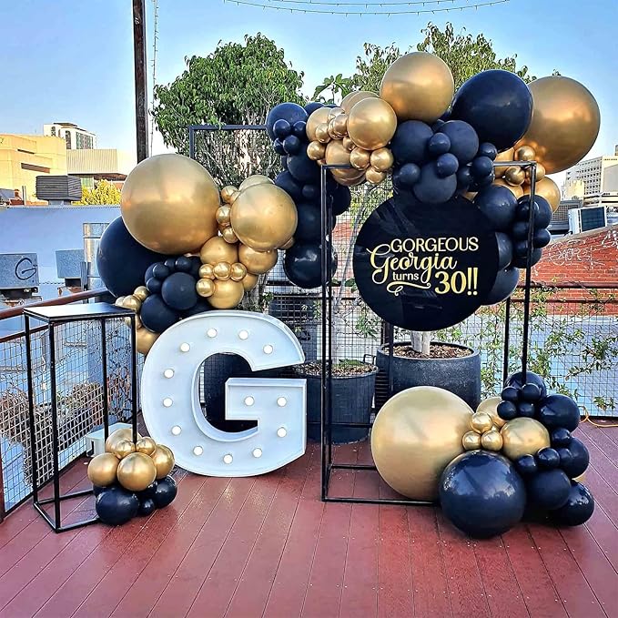 105pcs Navy Blue Balloons 12inch Dark Blue Balloons for Birthday Graduation Baby Shower Anniversary New Year Party Holiday Decorations