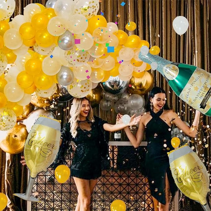 Clear Latex Balloons 100 Pack 12 Inch Transparent Party Balloons with 2 Rolls of Ribbon Clear Round Helium Balloons for Birthday Wedding Baby Shower Party Decorations Supplies (Transparent balloons)