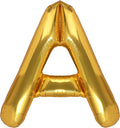 40 Inch Giant Gold Letter A Balloons Birthday Party Decorations Mylar Foil Big Alphabet Helium Balloon
