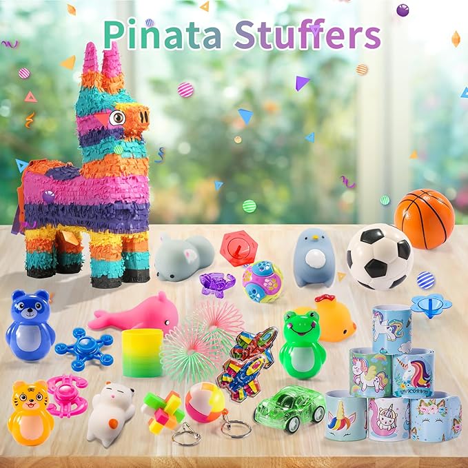 Claw Machine Prizes Toys Refill for Kids, Easter Egg Fillers, Mini Small Toy Bulk Party Favors Birthday Goodie Bags Stuffers, Pinata Filler Classroom Treasure Chest Prize for Boy Girl Age 3-8 Year