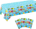 3Pcs Pool Party Decorations Tablecloth, Life is Better at The Pool Tablecloth Disposable Summer Pool Party Decorations Table Cover