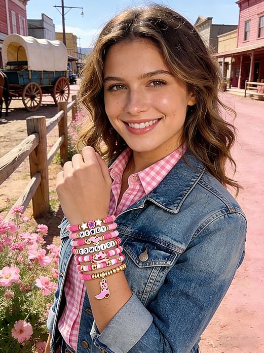 Surfer Heishi Bracelets for Women Stackable Rainbow Vinyl Disc Clay Beaded Stretch Bracelets Elastic Layering Friendship Bracelets Boho Summer Beach Jewelry