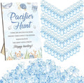 Thyle 51 Pcs Under The Sea Pacifier Hunt Baby Shower Games Include Hunt Sign and 50 Acrylic Pacifiers for Ocean Animal Baby Shower Game Decoration Sets Gender Reveal Newborn Announcement Party Decor