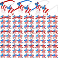 4th of July Star Glasses American Flag Glasses Patriotic USA Flag 250th Anniversary Independence Day Decoration