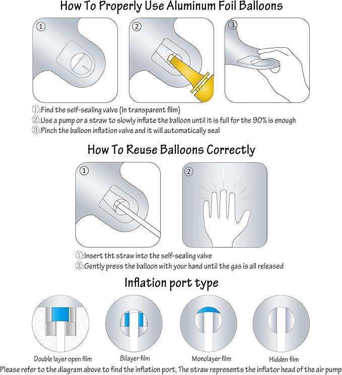 40 In Matte gray Number Balloons Helium Foil Mylar Balloon Birthday Party banquet Decoration 5