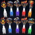 36 PCS Monster Truck Party Favors LED Light Up Finger Lights, Glow in the Dark Racing Cars Party Finger Flashlights Bulk for Trucks Wheels Goodie Treat Bags Stuffers Truck Toys Birthday Party Supplies