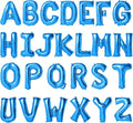 16 Inch Letter Balloons Mylar Foil Alphabet Letter A-Z Balloons Set for Wedding Birthday Party Decoration Banner 26pcs Pack (blue)