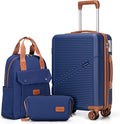 Cosbarn Carry On Luggage 22x14x9 Airline Approved, 20 Inch Carry on Suitcases with Wheels, ABS Lightweight Carry-on Luggage, Travel Suitcase Set with Wheels and TSA Lock