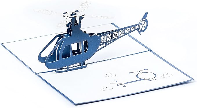 Pop Up Cards Set for Kids. Boys Will Love These 3D Christmas or Happy Birthday Cards (4 Pack)