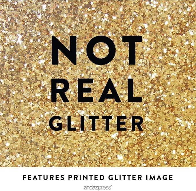 Andaz Press Faux Gold Glitter on Black Lesbian Wedding Party Banner Decorations, Mrs. & Mrs., Approx 5-Feet, 1-Set, Colored Hanging Pennant Decor