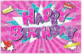 5x3ft Pink Spider Theme Backdrop Cartoon Photography Background Kids Boys Girls Birthday Party Decorations Photo Booth Banner Props