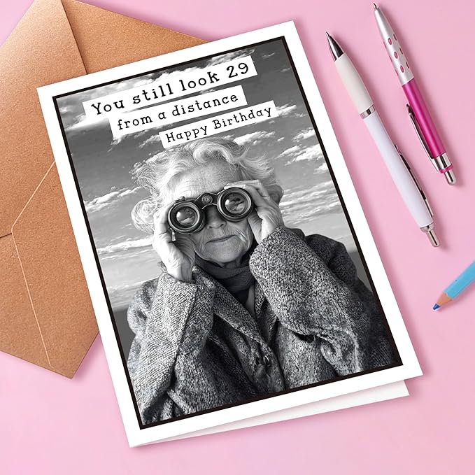 Funny Birthday CardS for Women, 60th birthday cards for women, Suitable for 50th, 60th, 70th, 80th, 90th Birthday, Teasing The Years In A Humorous Way, Birthday Gifts for Friend | Sister | BestFriend
